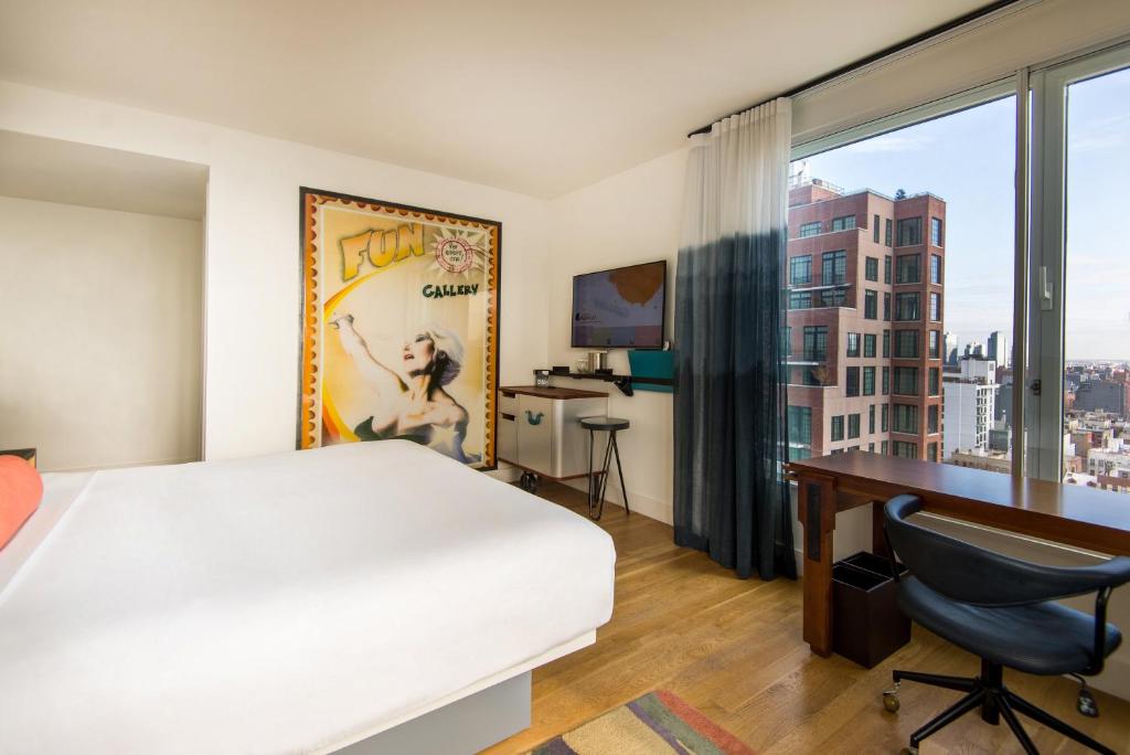 Двухместный (Номер Делюкс с кроватью размера «queen-size»), Hotel Indigo Lower East Side, an IHG Hotel