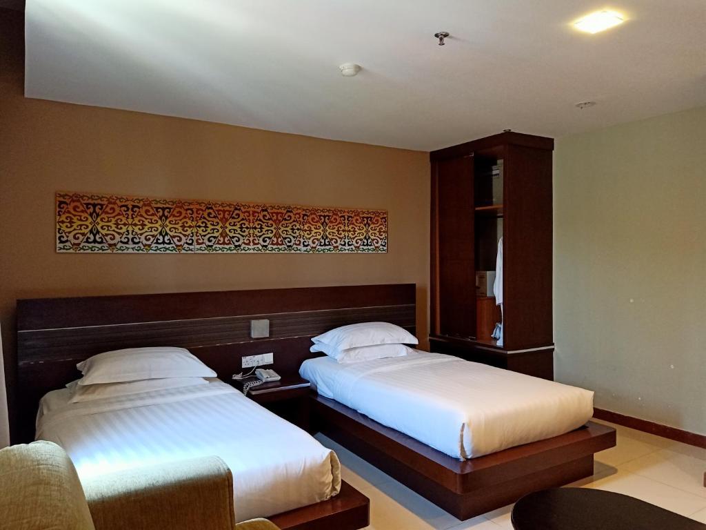 Семейный (Номер Делюкс «Премиум») отеля Kinabalu Daya Hotel, Кота-Кинабалу