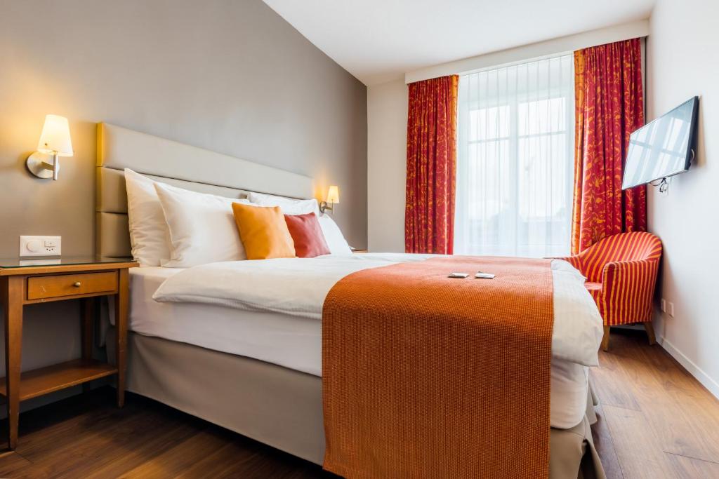 Двухместный (Двухместный номер с 1 кроватью и видом на реку) отеля Hotel Des Alpes, Люцерн