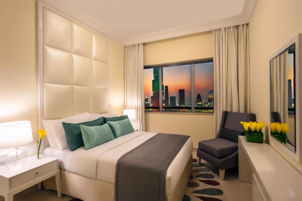 Двухместный (Номер Делюкс - Вид на город) апарт-отеля DAMAC Maison Dubai Mall Street, Дубай