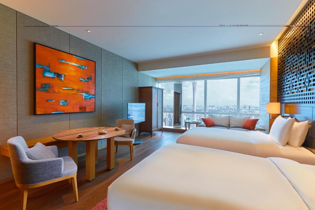 Двухместный (2 Double Beds Canton Tower View), Park Hyatt Guangzhou