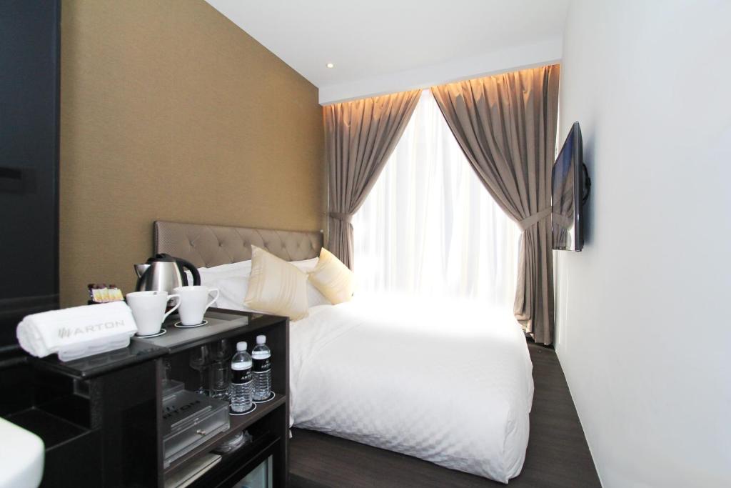 Двухместный (Номер Делюкс с кроватью размера «king-size») отеля Arton Boutique Hotel, Сингапур (город)