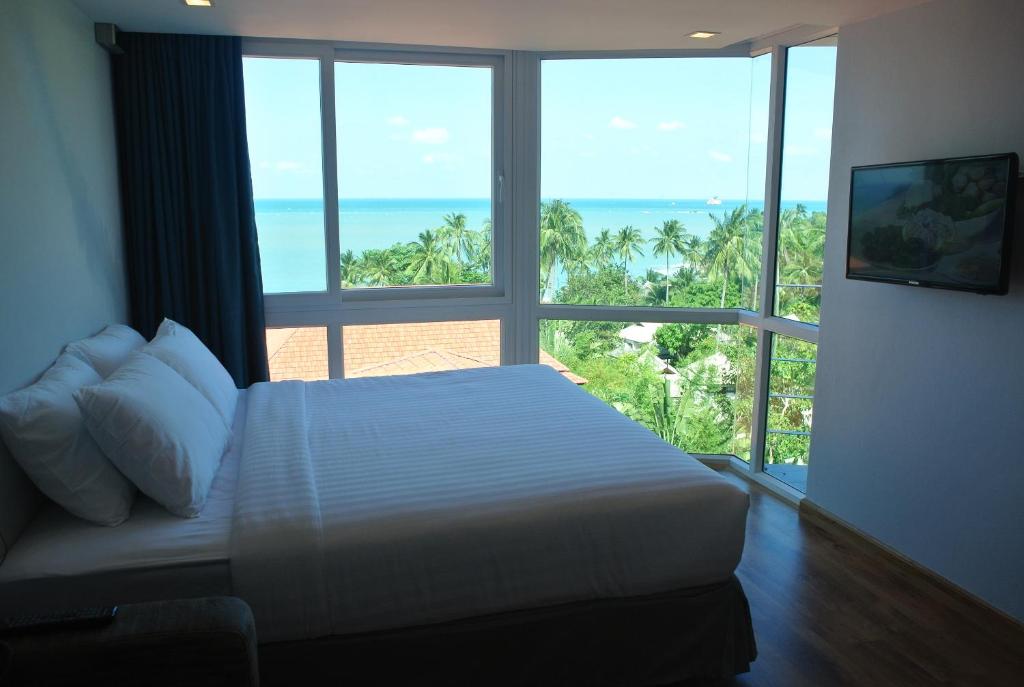 Апартаменты (Апартаменты с видом на море) курортного отеля Nantra Thongson Bay Resort & Villas, Самуи