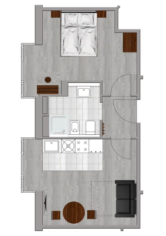 Апартаменты (Апартаменты «Стандарт Плюс» с 2 комнатами), ARABEST Aparthotel & Boardinghouse