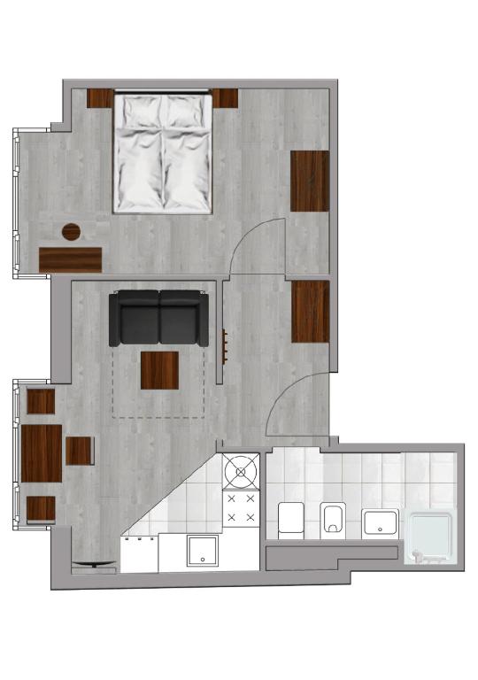 Апартаменты (Стандартные апартаменты с 2 комнатами), ARABEST Aparthotel & Boardinghouse