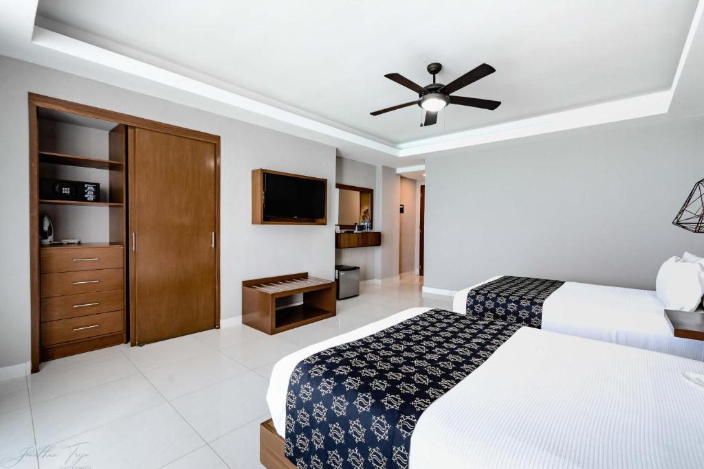 Двухместный (Стандартный двухместный номер с 1 кроватью) отеля Ocean Dream BPR, Канкун
