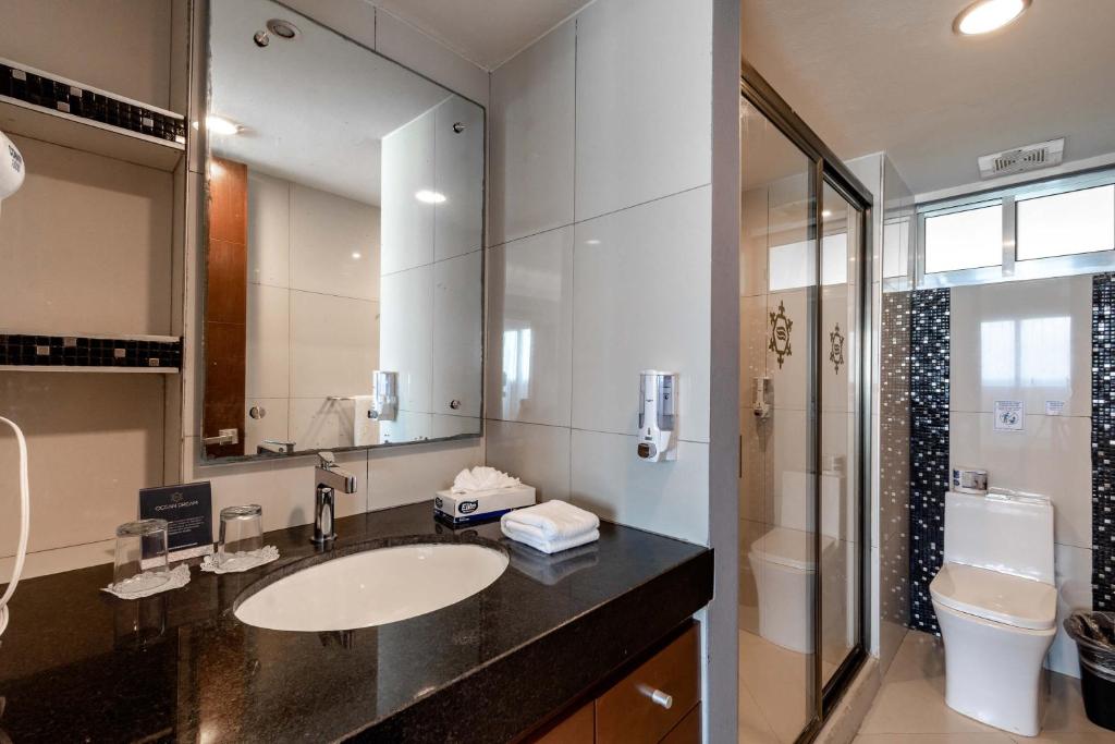 Двухместный (Двухместный номер Делюкс с 1 кроватью и ванной) отеля Ocean Dream BPR, Канкун