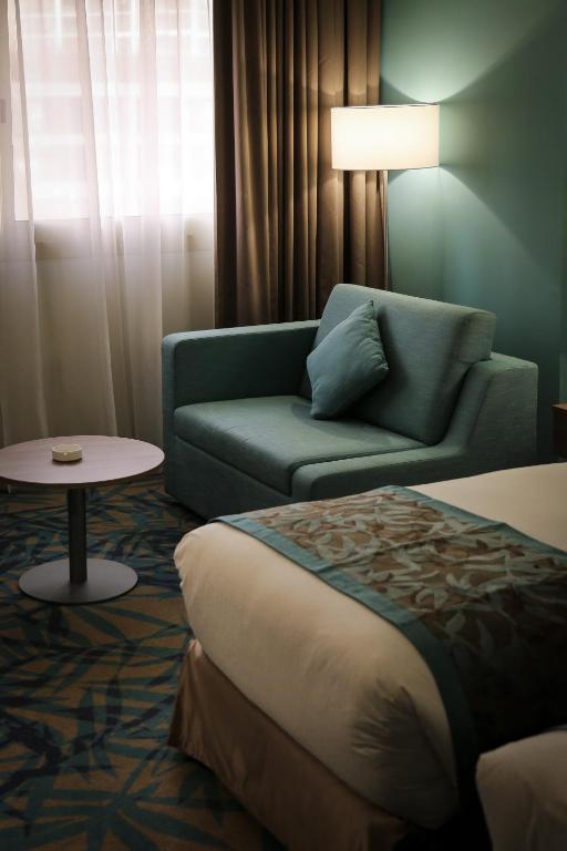 Двухместный (Двухместный номер Делюкс с 2 отдельными кроватями — Для некурящих) отеля MENA Plaza Hotel Albarsha, Дубай