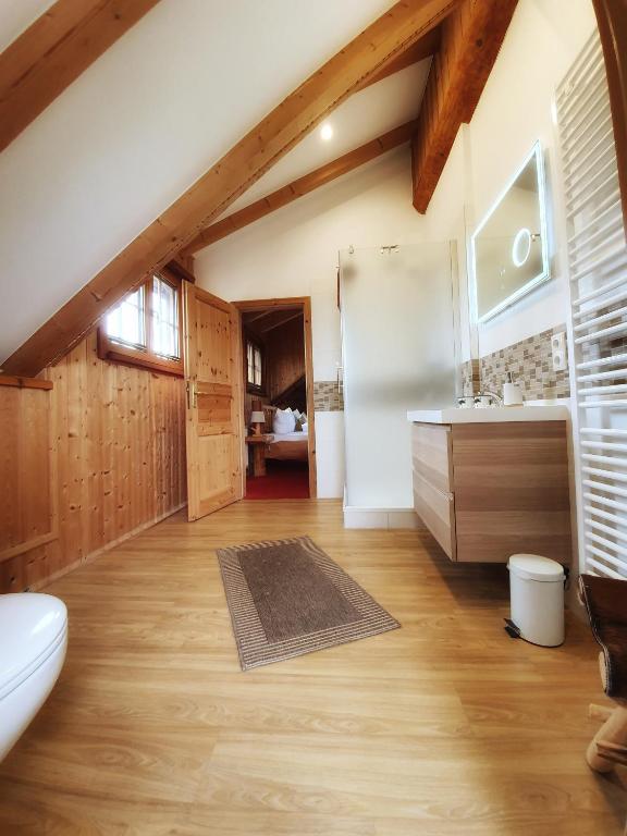 Двухместный (Double Room with Balcony Log House), Pension Forsthaus Georgshöhe