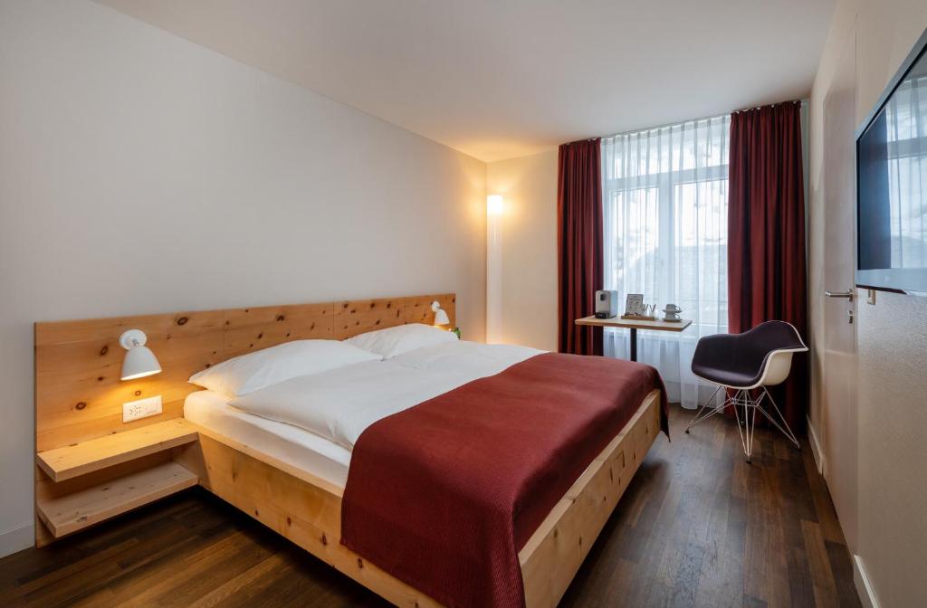 Двухместный (Двухместный номер с 1 кроватью) отеля Hotel Schweizerhof Sils-Maria, Санкт-Мориц