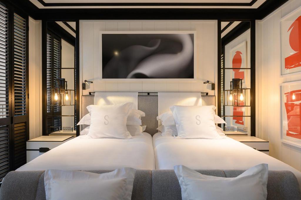 Двухместный (Стандартный двухместный номер с 1 кроватью или 2 отдельными кроватями и доступом в спа-центр) отеля Seventy Barcelona, Барселона