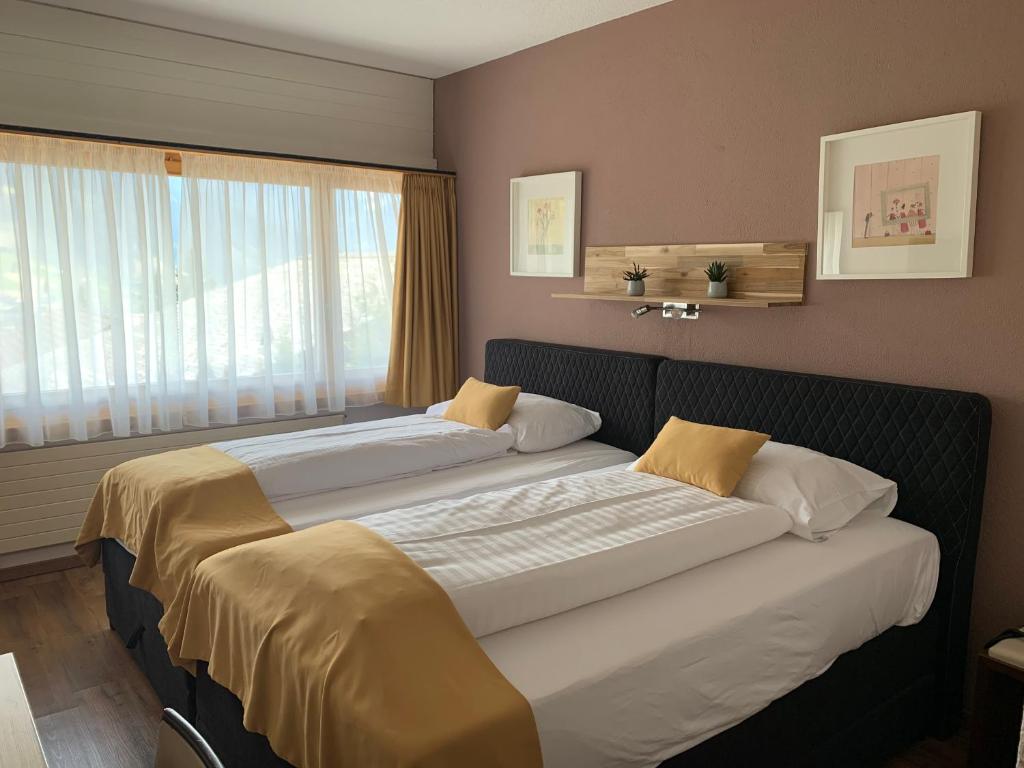 Двухместный (Бюджетный двухместный номер с 1 кроватью) отеля Boutique Chalet-Hotel Beau-Site, Адельбоден