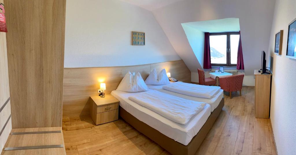 Двухместный (Двухместный номер с 1 кроватью и видом на город) отеля Hotel Schöne Aussicht, Зальцбург