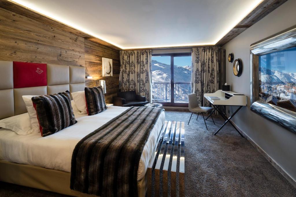 Двухместный (Двухместный номер с 1 кроватью) отеля Hotel Koh-I Nor Val Thorens, Валь-Торанс