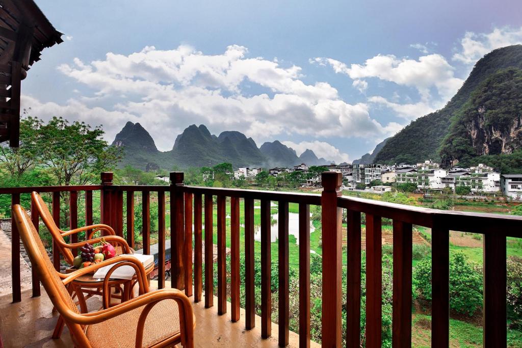 Семейный (Семейный суперлюкс), Yangshuo Mountain Nest Boutique Hotel