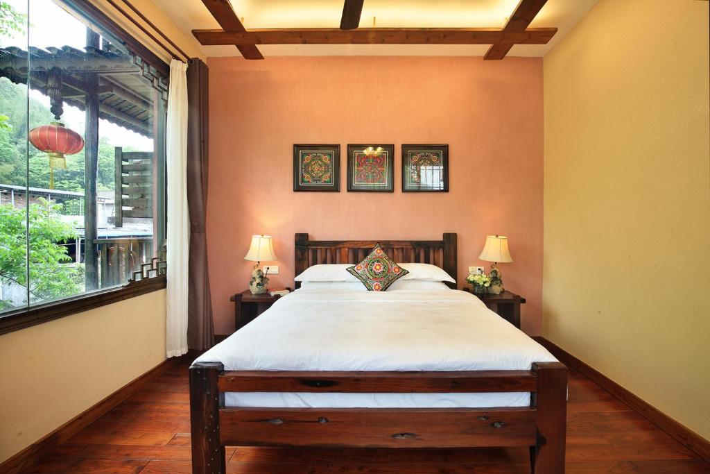 Семейный (Семейный суперлюкс), Yangshuo Mountain Nest Boutique Hotel