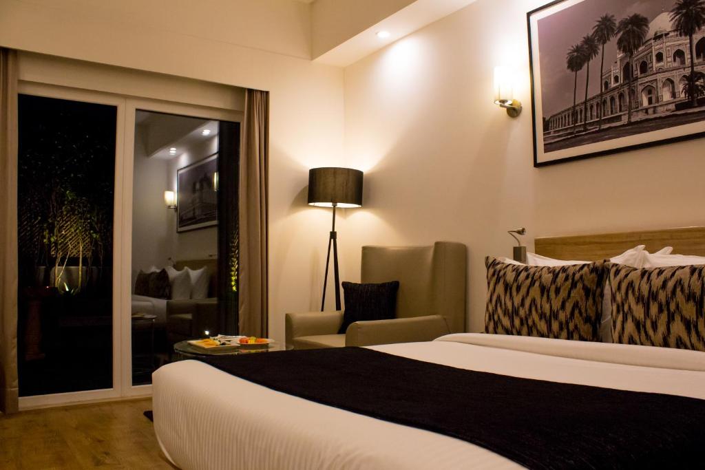 Двухместный (Двухместный номер «Сад» с 1 кроватью или 2 отдельными кроватями) отеля Lemon Tree Premier City Center, Гургаон