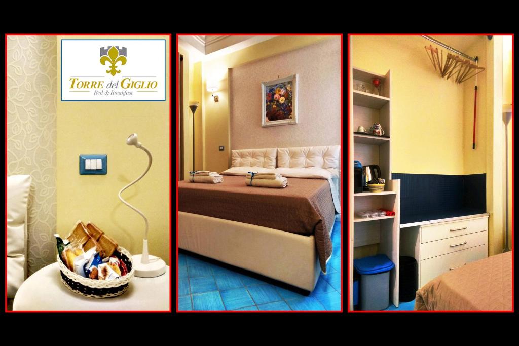 Двухместный (Двухместный номер «Комфорт» с 1 кроватью и террасой) отеля Torre del Giglio Bed & Breakfast, Салерно
