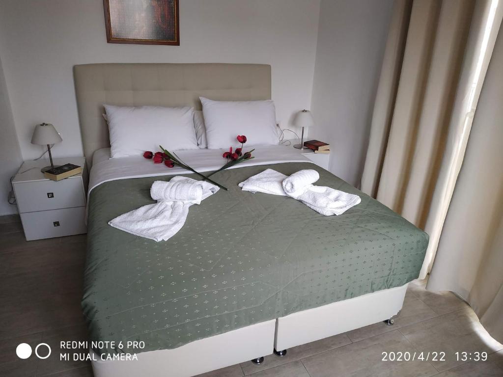 Двухместный (Двухместный номер с 2 отдельными кроватями и окном) отеля Central Hotel, Парга