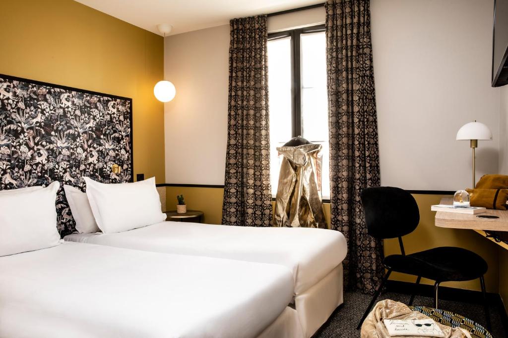 Двухместный (Двухместный номер с 2 отдельными кроватями) отеля Comfort Hotel La Fayette Paris 10, Париж