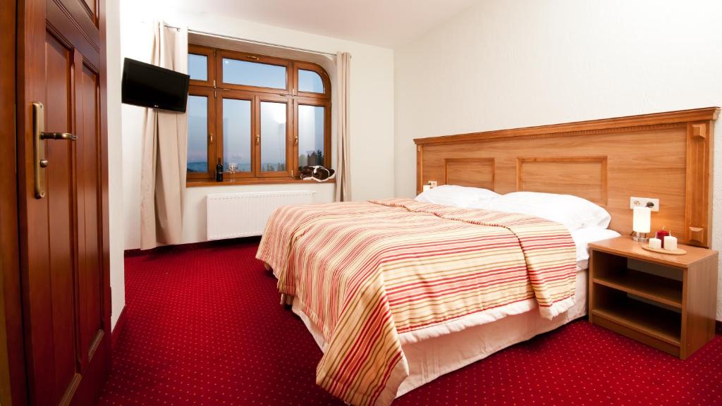 Двухместный (Двухместный номер с 1 кроватью и собственной ванной комнатой) семейного отеля Przystanek Bavaria, Карпач