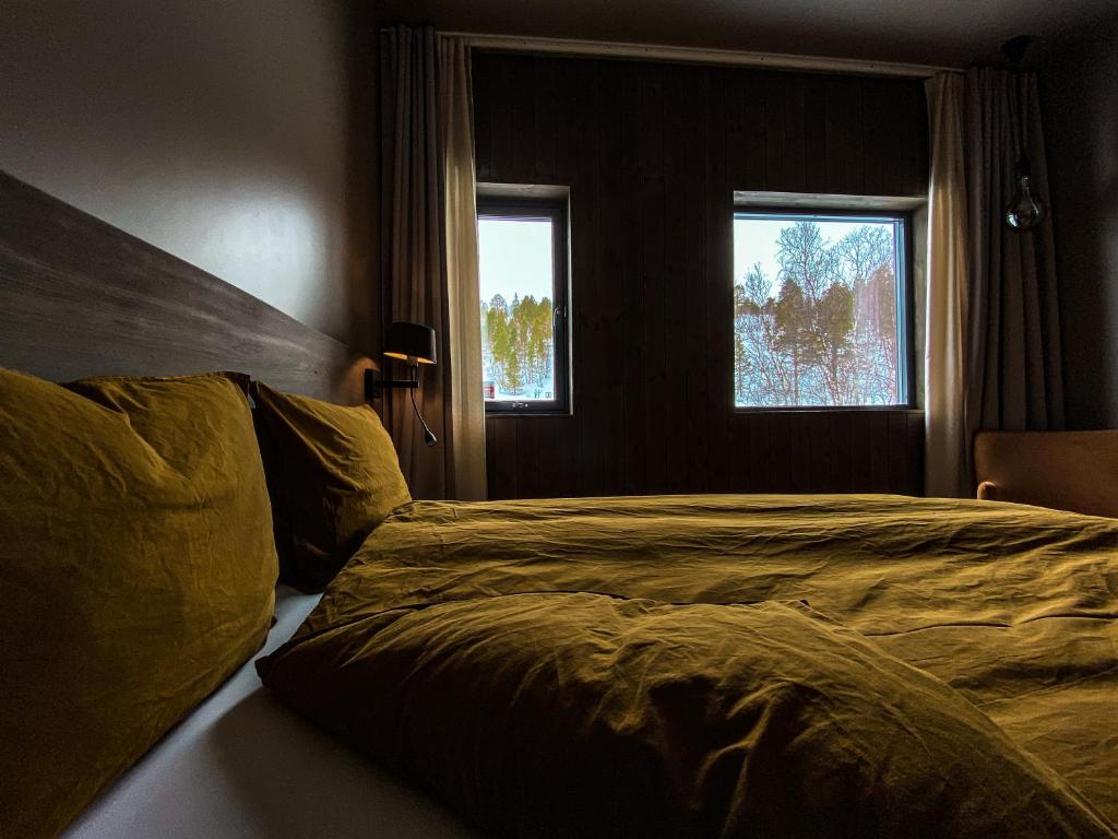 Двухместный (Двухместный номер с 1 кроватью и видом на горы) отеля Bjørnfjell Mountain Lodge, Алта