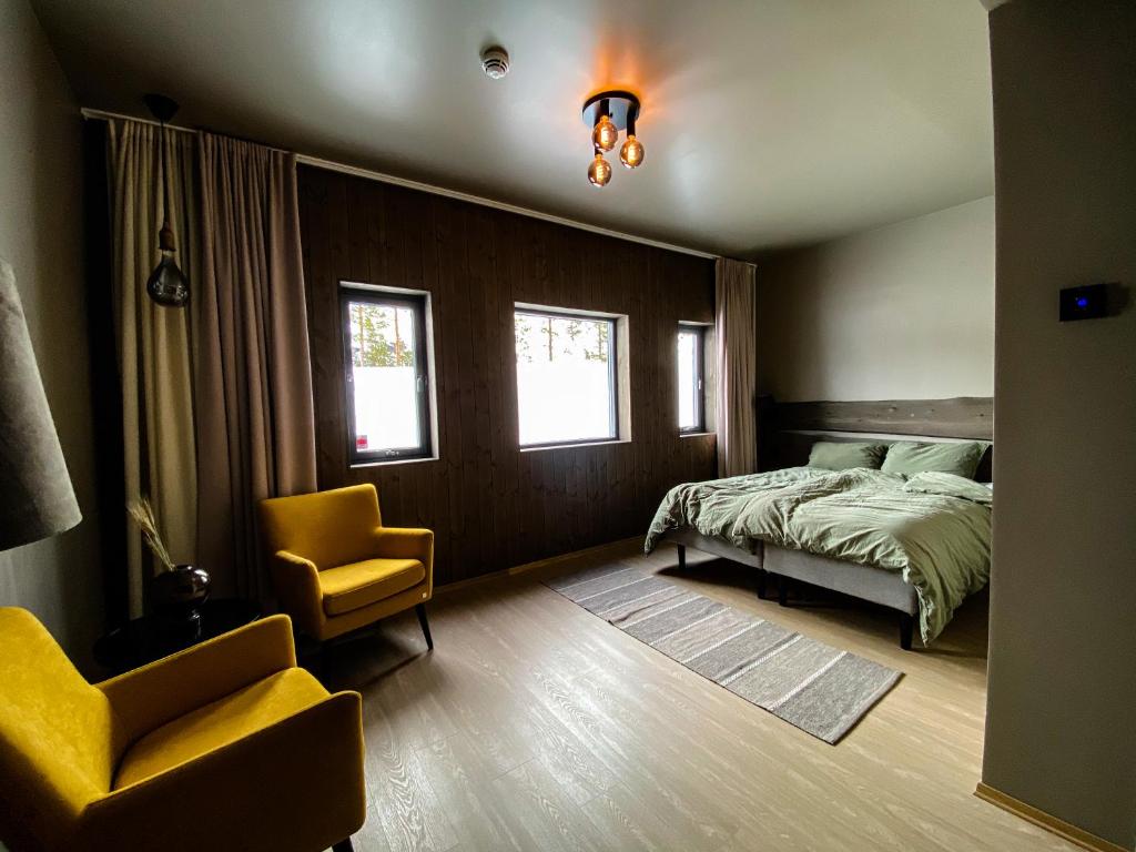 Двухместный (Улучшенный двухместный номер с 1 кроватью) отеля Bjørnfjell Mountain Lodge, Алта