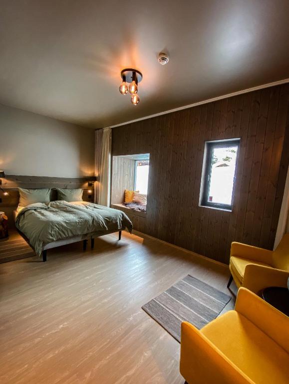 Двухместный (Улучшенный двухместный номер с 1 кроватью) отеля Bjørnfjell Mountain Lodge, Алта