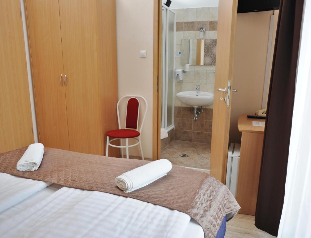 Двухместный (Бюджетный двухместный номер с 1 кроватью или 2 отдельными кроватями) отеля Hotel Papillon, Будапешт