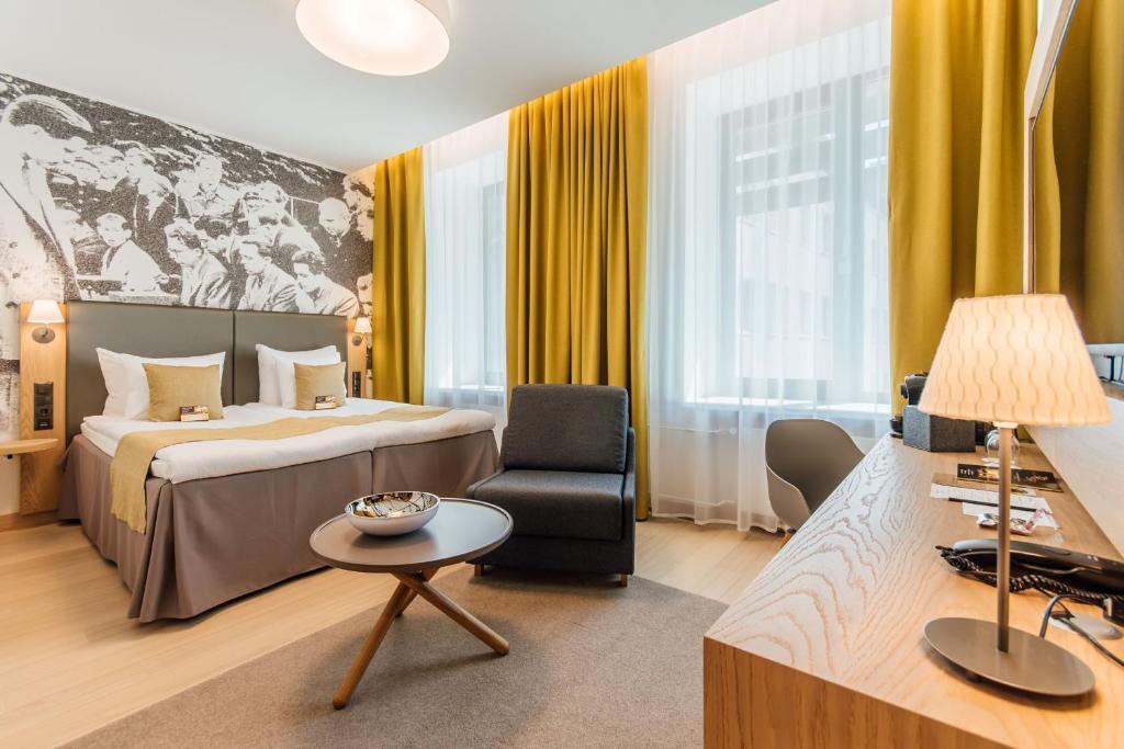 Двухместный (Двухместный номер Zen с 1 кроватью или 2 отдельными кроватями и гидромассажной ванной) отеля Centennial Hotel Tallinn, Таллин