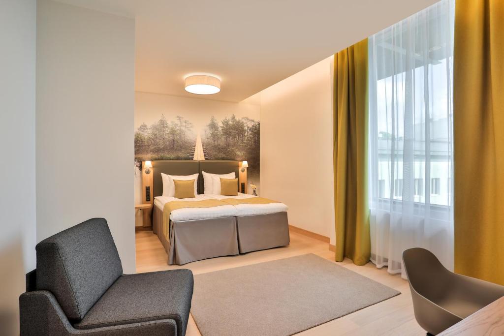 Двухместный (Улучшенный двухместный номер с 1 кроватью или 2 отдельными кроватями) отеля Centennial Hotel Tallinn, Таллин