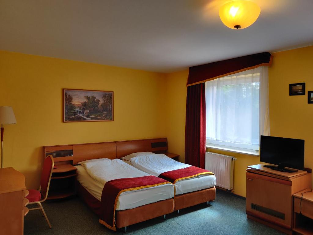 Двухместный (Небольшой двухместный номер с 1 кроватью) отеля HOTEL ŻUŁAWY, Эльблонг