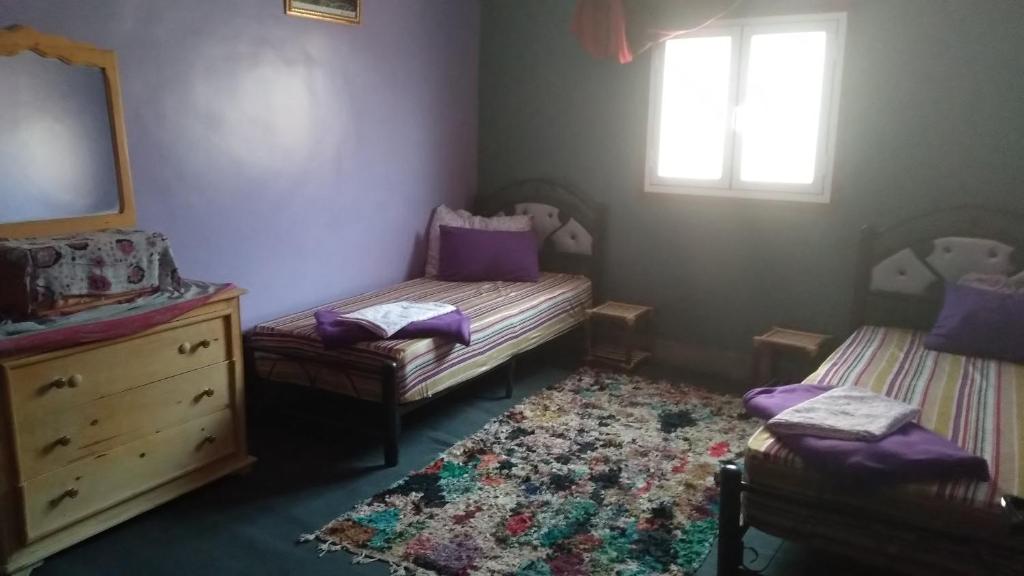 Двухместный (Двухместный номер с 1 кроватью и собственной ванной комнатой) хостела Auberges De Jeunesse De Ouarzazate, Уарзазат