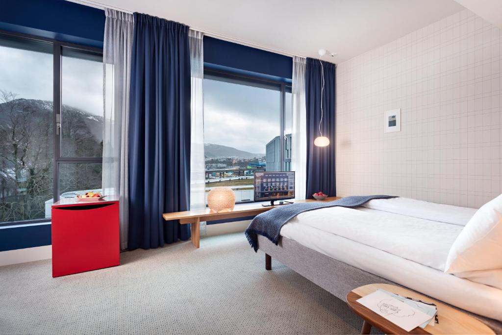 Двухместный (Улучшенный двухместный номер с 2 отдельными кроватями) отеля Zander K Hotel, Берген (Северное море)