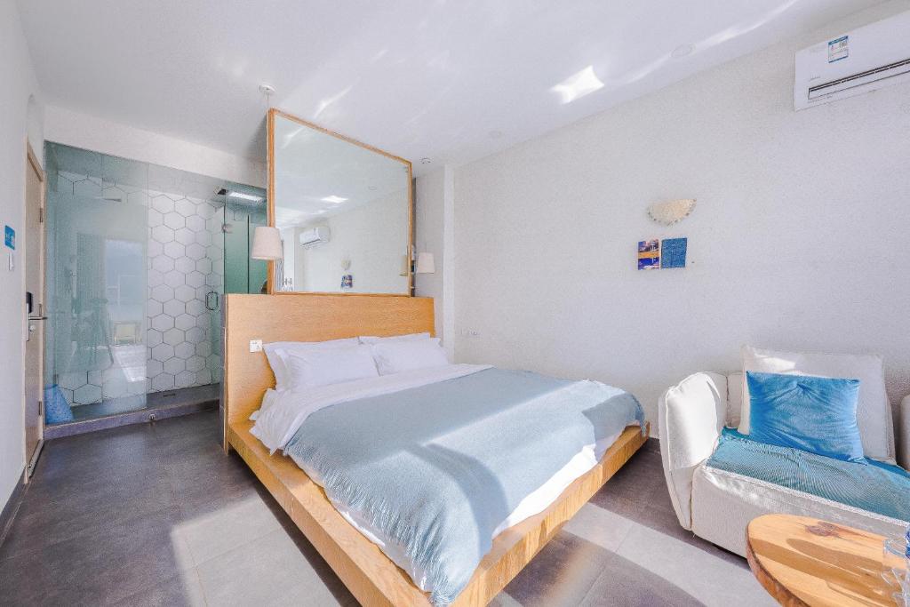 Двухместный (Двухместный номер Делюкс с 1 кроватью и видом на море) гостевого дома Butterfly Resort Villa, Дали