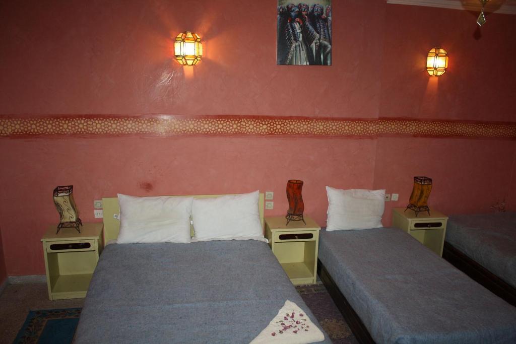Двухместный (Стандартный двухместный номер с 1 кроватью или 2 отдельными кроватями) отеля Hotel Bab Sahara, Уарзазат