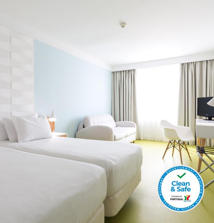 Двухместный (Двухместный номер с 1 кроватью или 2 отдельными кроватями) отеля Hotel Quality Inn Porto, Порту
