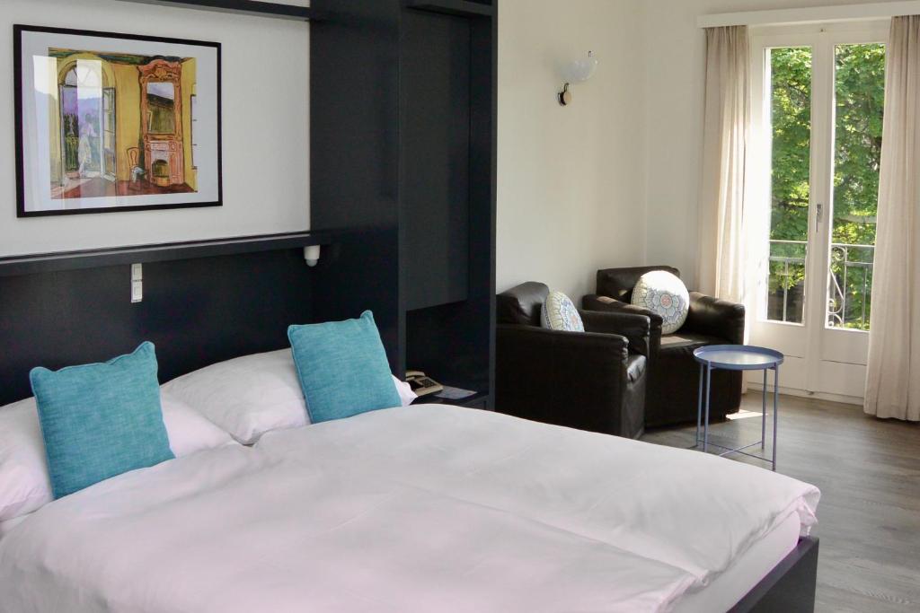 Двухместный (Двухместный номер с 1 кроватью) отеля Hotel Bellevue Bellavista Montagnola, Лугано