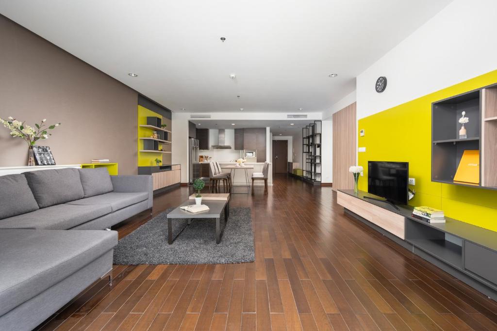 Апартаменты (Апартаменты с 3 спальнями), Lancaster Hanoi Service Apartment