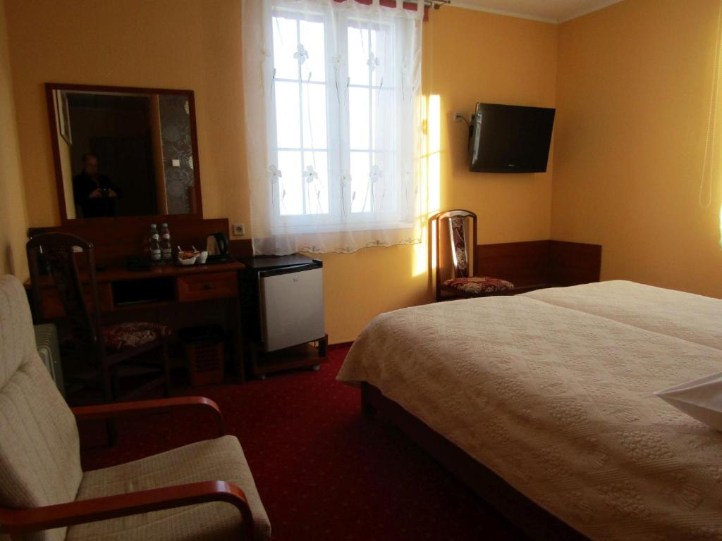 Двухместный (Двухместный номер с 1 кроватью или 2 отдельными кроватями и хорошим видом) гостевого дома Pensjonat Wanda, Сопот