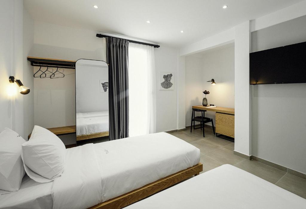 Двухместный (Стандартный двухместный номер с 1 кроватью или 2 отдельными кроватями) апартамента Pillow urban stay, Салоники