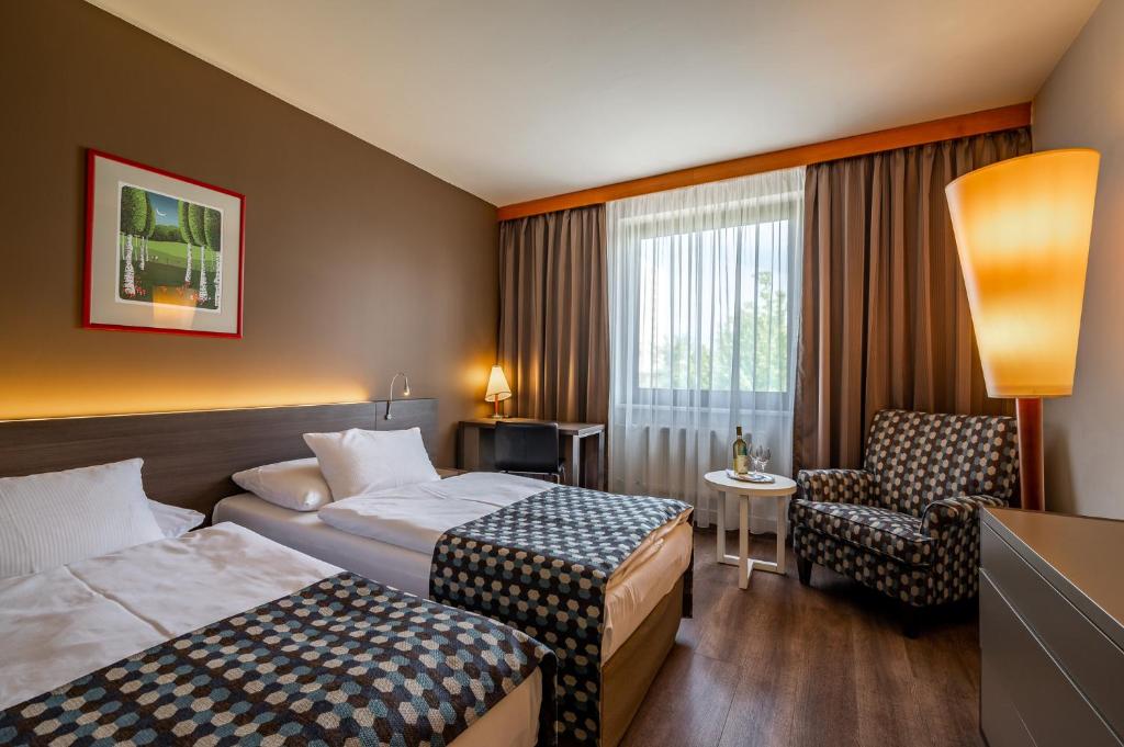 Двухместный (Стандартный двухместный номер с 1 кроватью или 2 отдельными кроватями) отеля Expo Hotel, Прага