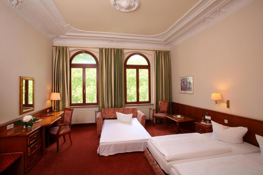 Двухместный (Двухместный номер с 1 кроватью или 2 отдельными кроватями) отеля Hotel Artushof, Дрезден