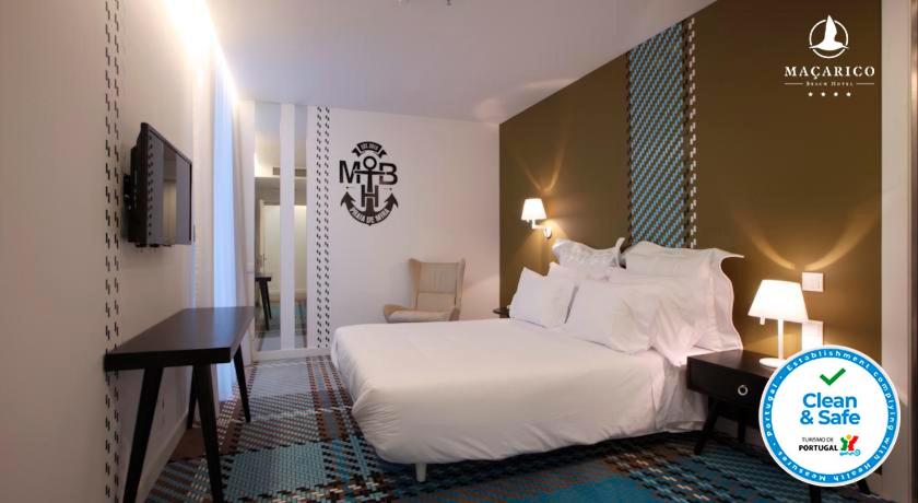 Двухместный (Стандартный двухместный номер с 1 кроватью) отеля Macarico Beach Hotel, Авейру