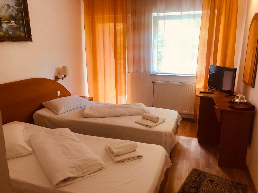 Двухместный (Двухместный номер с 1 кроватью или 2 отдельными кроватями) отеля Hotel Poenita, Сигишоара
