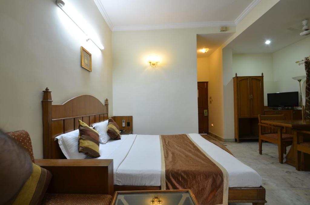 Двухместный (Двухместный номер Делюкс с 1 кроватью или 2 отдельными кроватями) отеля Hotel Annapoorna Residency, Хайдарабад