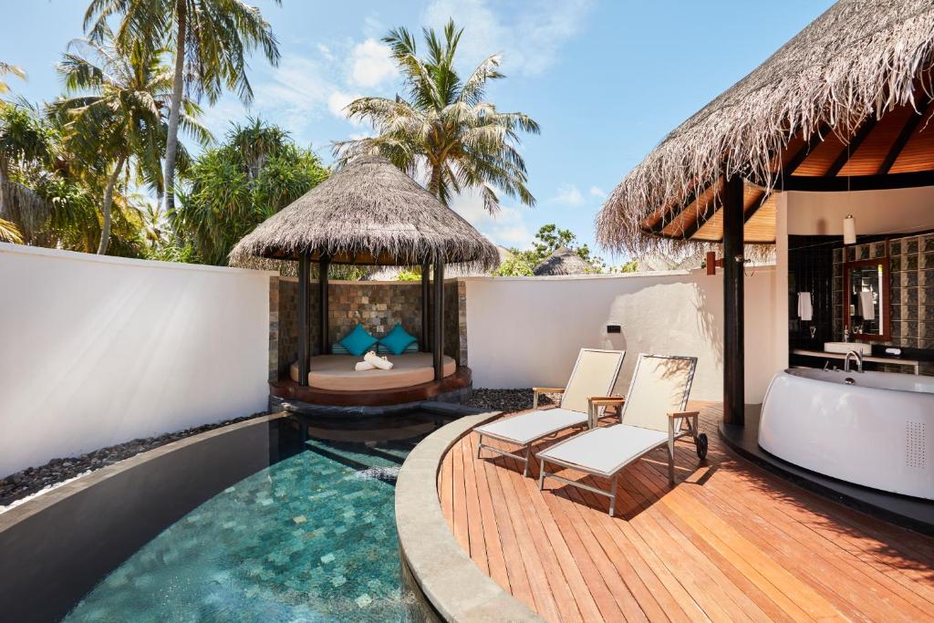 Вилла (Пляжная вилла с собственным бассейном) курортного отеля The Sun Siyam Iru Fushi Luxury Resort Maldives, Медафуши