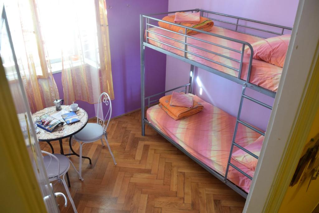 Двухместный (Бюджетный двухместный номер с 2 отдельными кроватями) хостела Old Town Hostel Split, Сплит