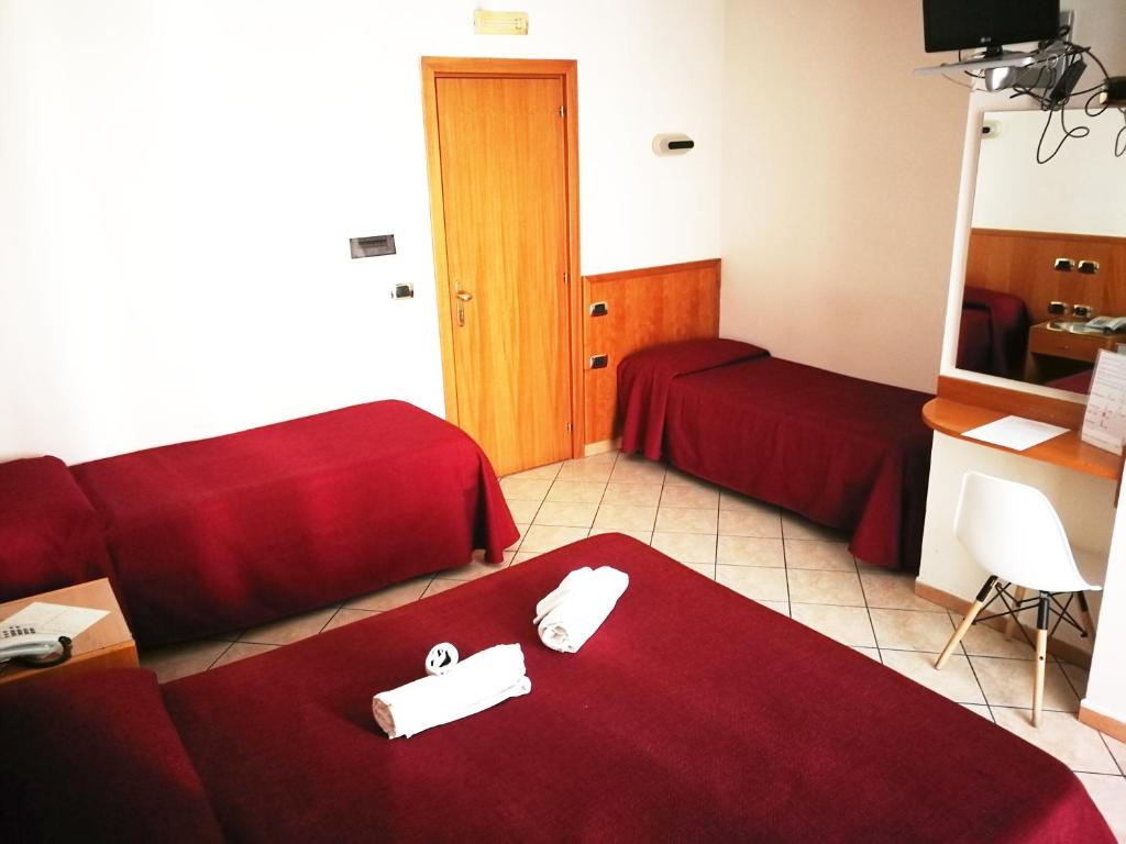 Номер (Кровать в общем номере для женщин с 4 кроватями) отеля Hotel Zara Napoli, Неаполь