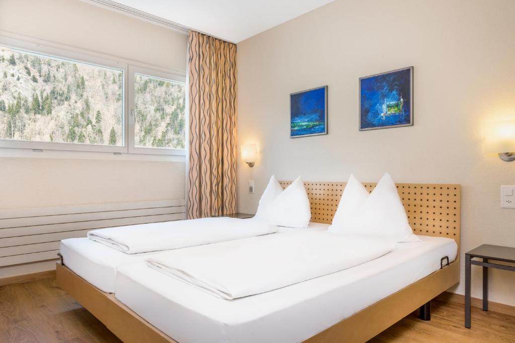 Апартаменты (Апартаменты с 2 спальнями и видом на горы) апарт-отеля Hapimag Resort Interlaken, Интерлакен